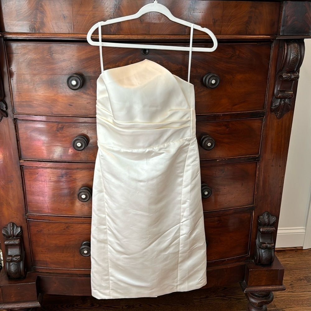 Anthropologie Amsale Waverly Dress Size 10 Wedding Dress - Picture 5 of 9